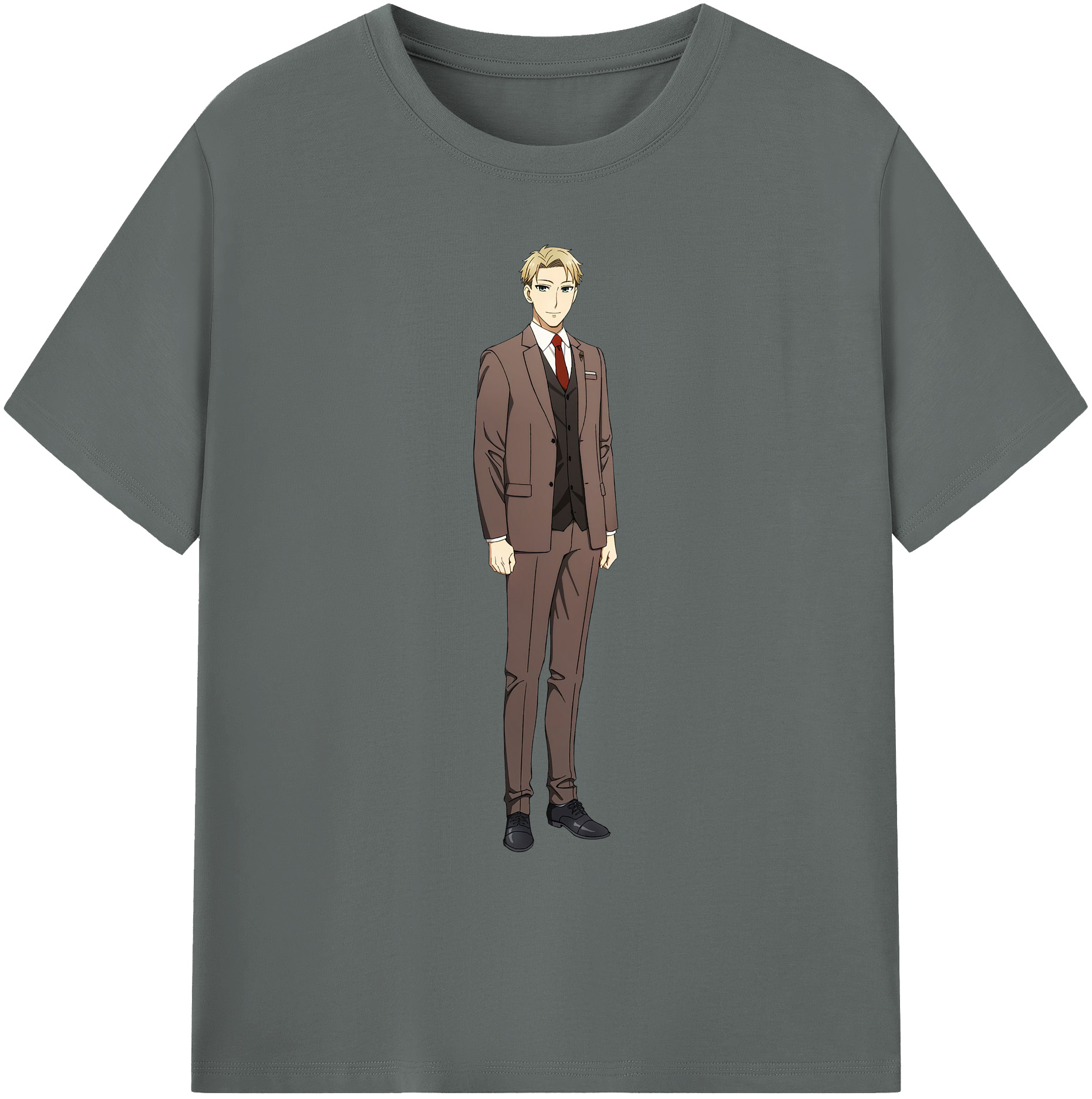 （画像用） SPY×FAMILY间谍家家酒 綿100％ メンズ半袖Tシャツ｜肌触りやわらか＆通気性